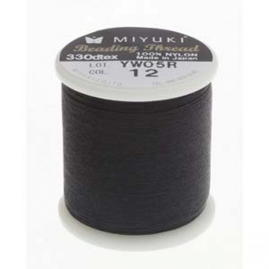 MIYUKI BEADING THREAD BLACK